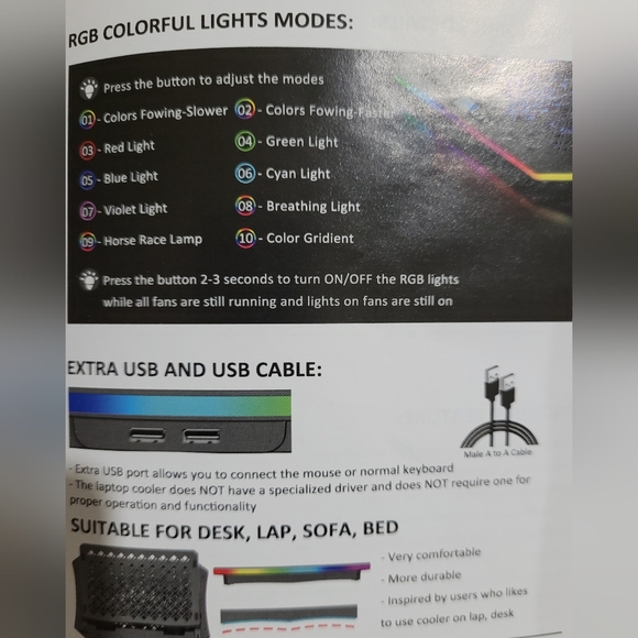 KeiBn laptop cooling pad - Picture 3 of 6